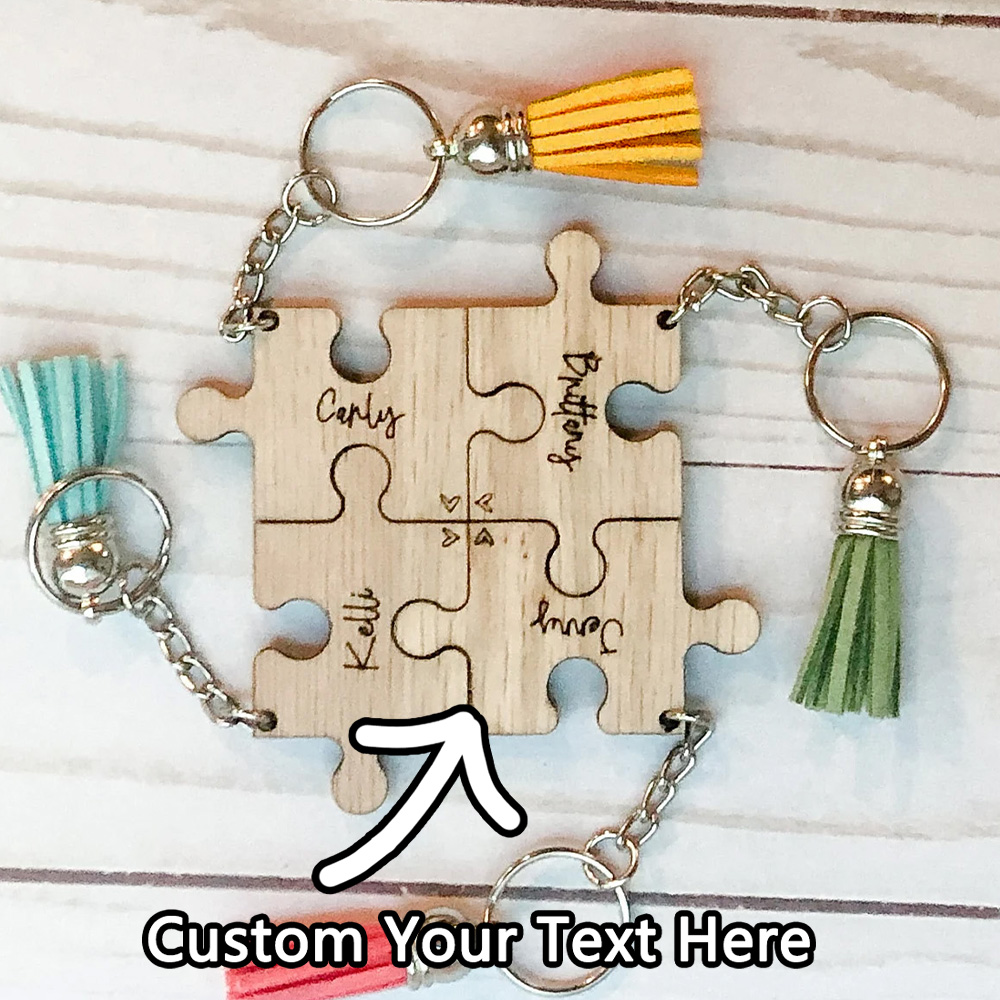 Woodworking Diy - سلسلة مفاتيح مخصصة - اسم شخصي
