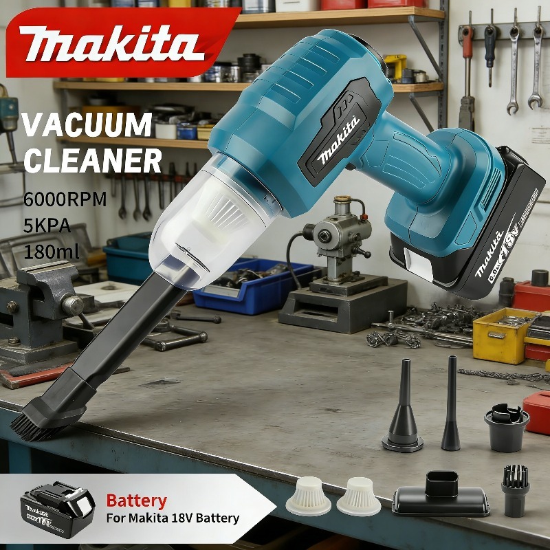 Vacuum Cleaner Woodworking - مكنسة كهربائية لاسلكية من ماكيتا: 7