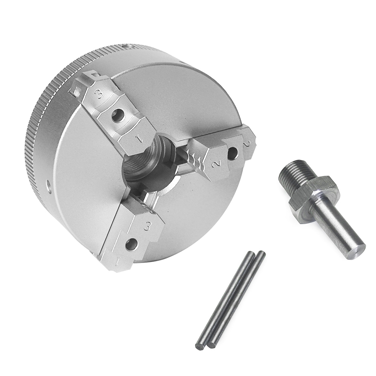 Woodworking Lathe Chuck - مقبض مخرطة ذاتي التمركز ثلاثي الفكوك