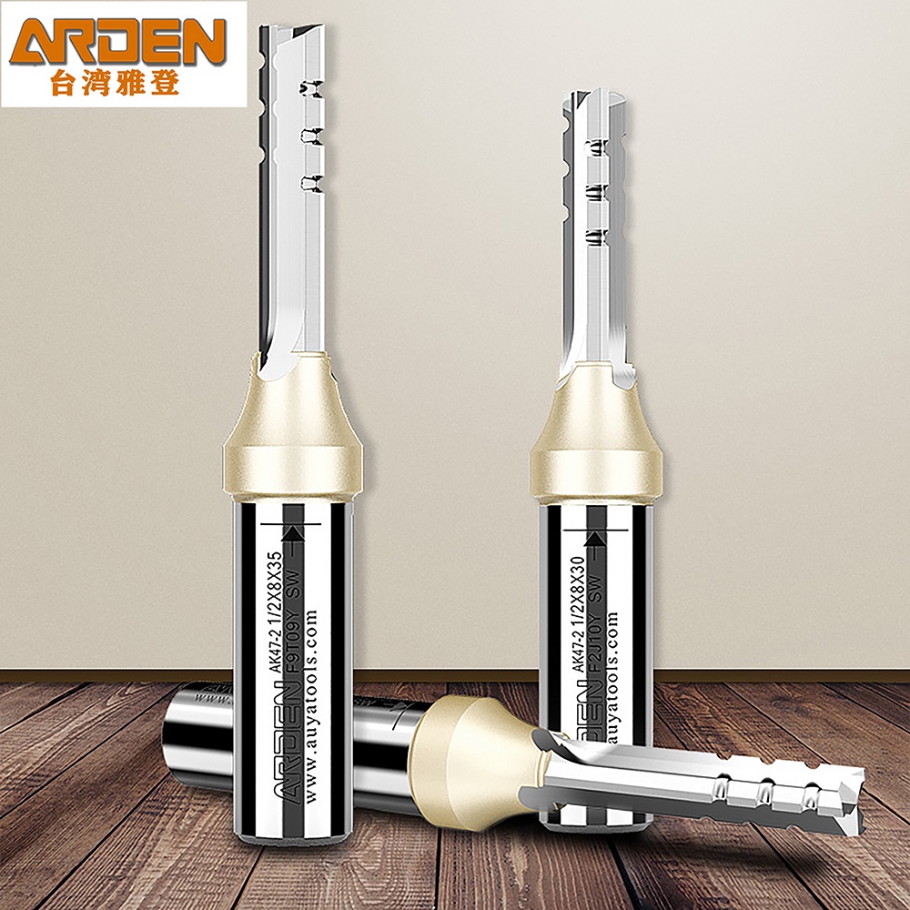 Woodworking Nc - Arden 3 المزامير TCT مستقيم راوتر