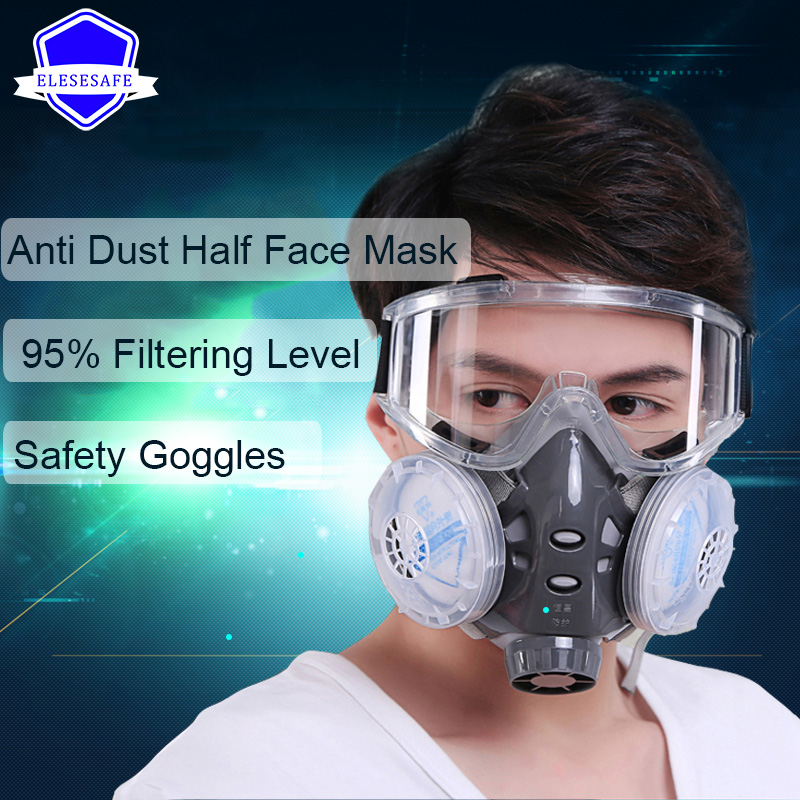 Woodworking Mask - جديد قناع مضاد للغبار كامل الوجه