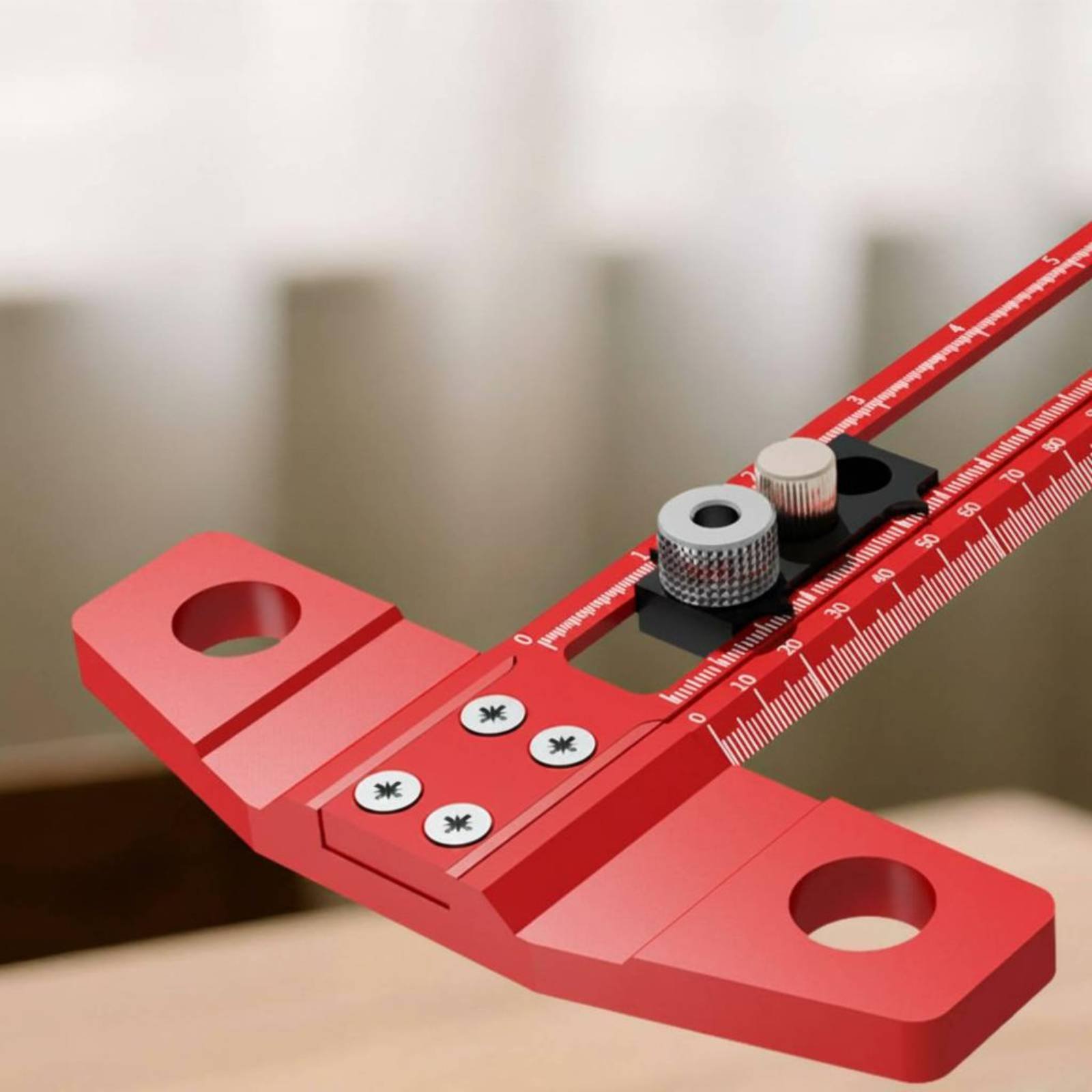 Woodworking Workshop Design - مسطرة تي-سكوير، دليل ثقب، مسطرة تي