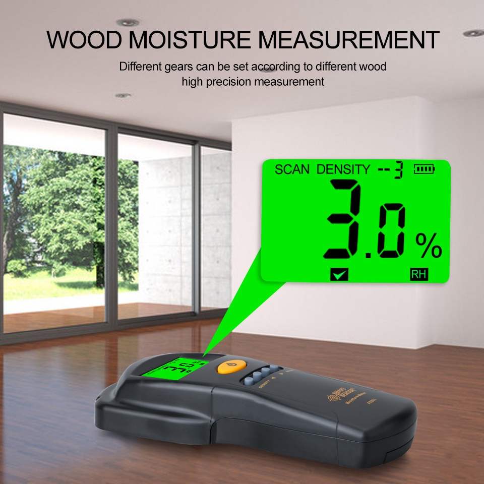 Lumber Woodworking - جهاز استشعار ذكي AS981 مقياس الرطوبة