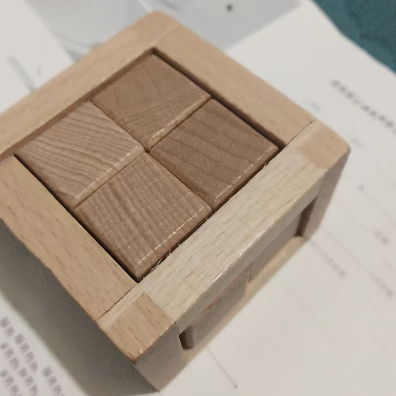 Woodworking Hobby - ألعاب تعليمية للتفكيك، مكعب ألغاز متشابك،