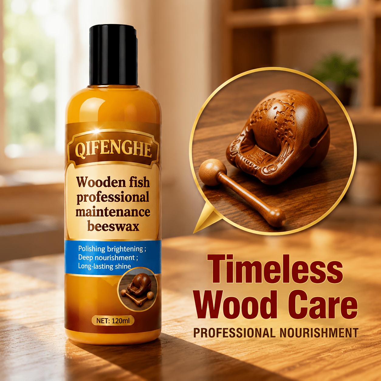 Woodworking Oil - شمع النحل سريع اللمعان للخشب 4.06