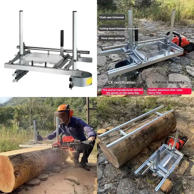 أحدث منشار أفقي محمول صناعي بط - مراجعة Lumber Woodworking وسعره