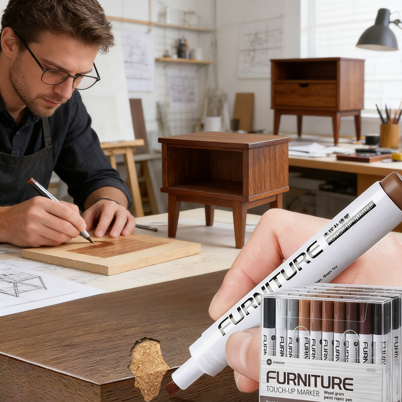 6-12 قطعة من أقلام إصلاح الأثا - مراجعة Woodworking Oil Finish وسعره