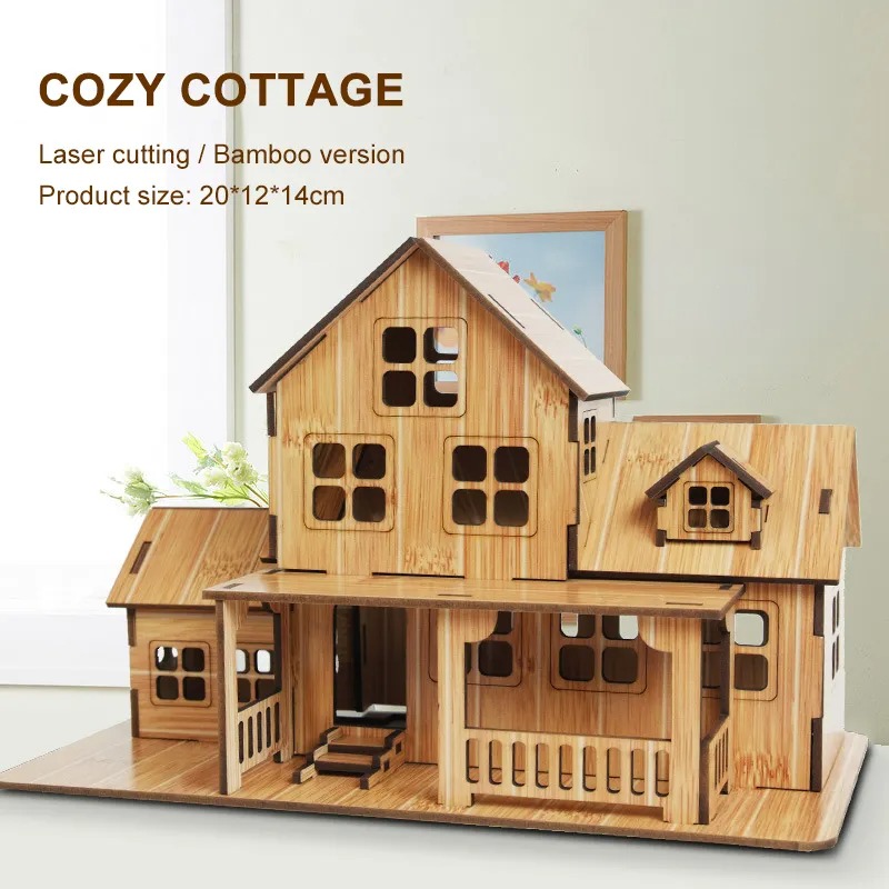 نموذج ألغاز خشبية ثلاثية الأبع - مراجعة Woodworking Hobby وسعره
