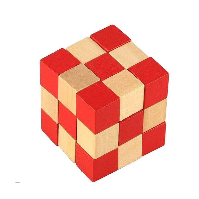 خشبية ثعبان مكعب لغز الذكاء ال - مراجعة Woodworking Hobby وسعره