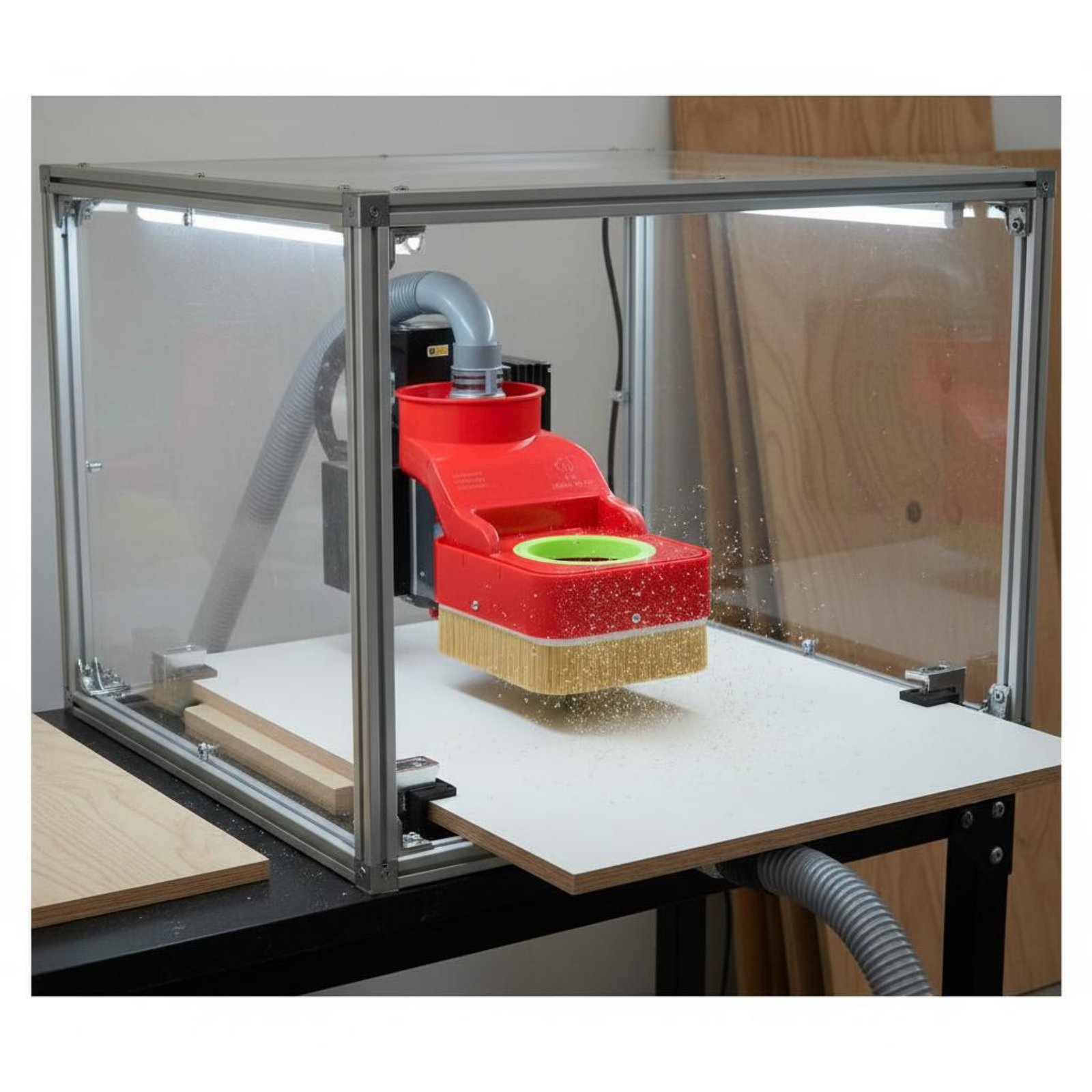 غطاء غبار لماكينة راوتر CNC، ف - مراجعة Vacuum Cleaner Woodworking وسعره