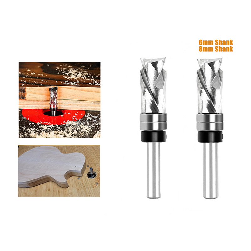 قاطع خشب حلزوني بقطر مقبض 6/8  - مراجعة Woodworking Overalls وسعره