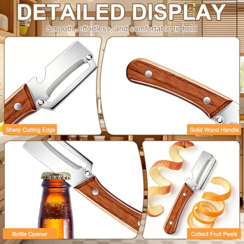 مقشرة خضروات من الفولاذ المقاو - مراجعة Woodworking Hobby وسعره