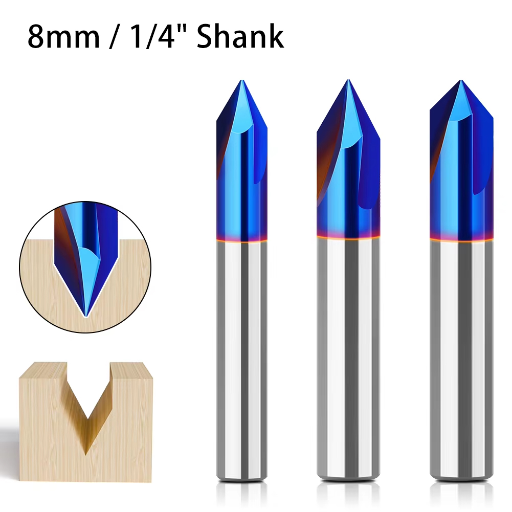 لقمة راوتر ذات شفرة 8 مم (1/4  - مراجعة Woodworking Nc وسعره