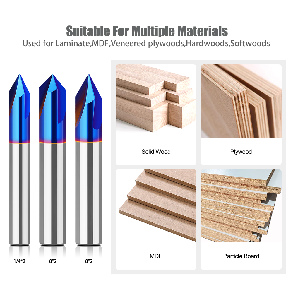 لقمة راوتر ذات شفرة 8 مم (1/4  - مراجعة Woodworking Nc وسعره