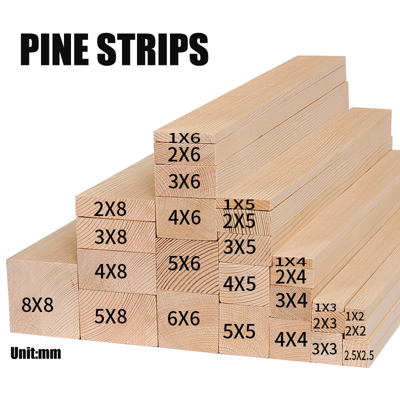 شرائح خشب الصنوبر الصلب بطول 1 - مراجعة Lumber Woodworking وسعره